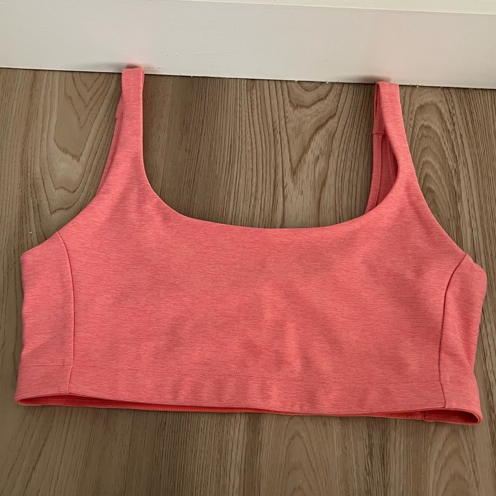 Outdoor Voices Pink Double Time Bra